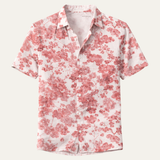 The Pinebrook Hill Men’s Tropical Coconut Print Hawaiian Beach Shirt