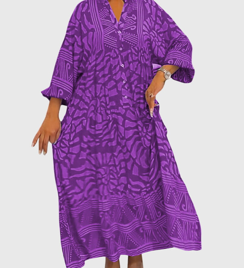Mckinley | Maxi Dress with Elegant Print