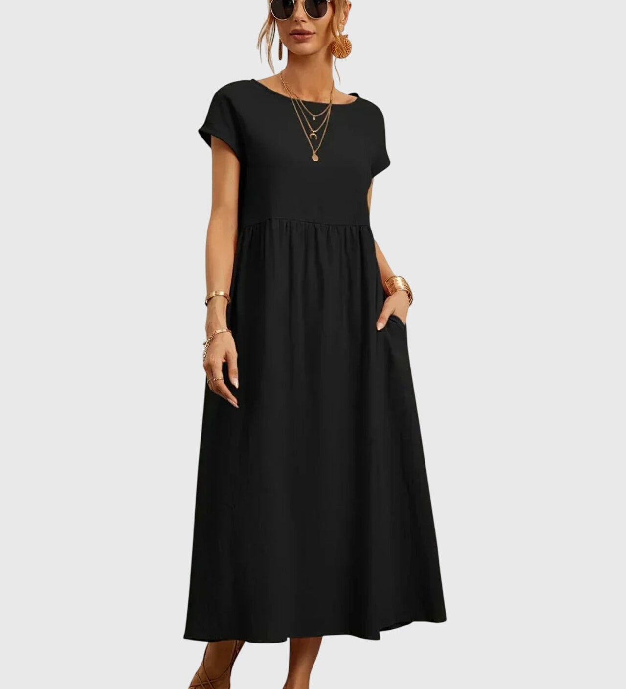 Giselle | Casual Dress with Pockets