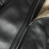 Dorian™ | L’Aviateur: Leather Jacket Featuring Luxurious Fur Accents