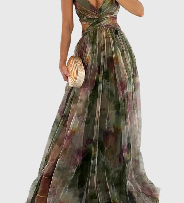 Caroline | Floral Maxi Dress