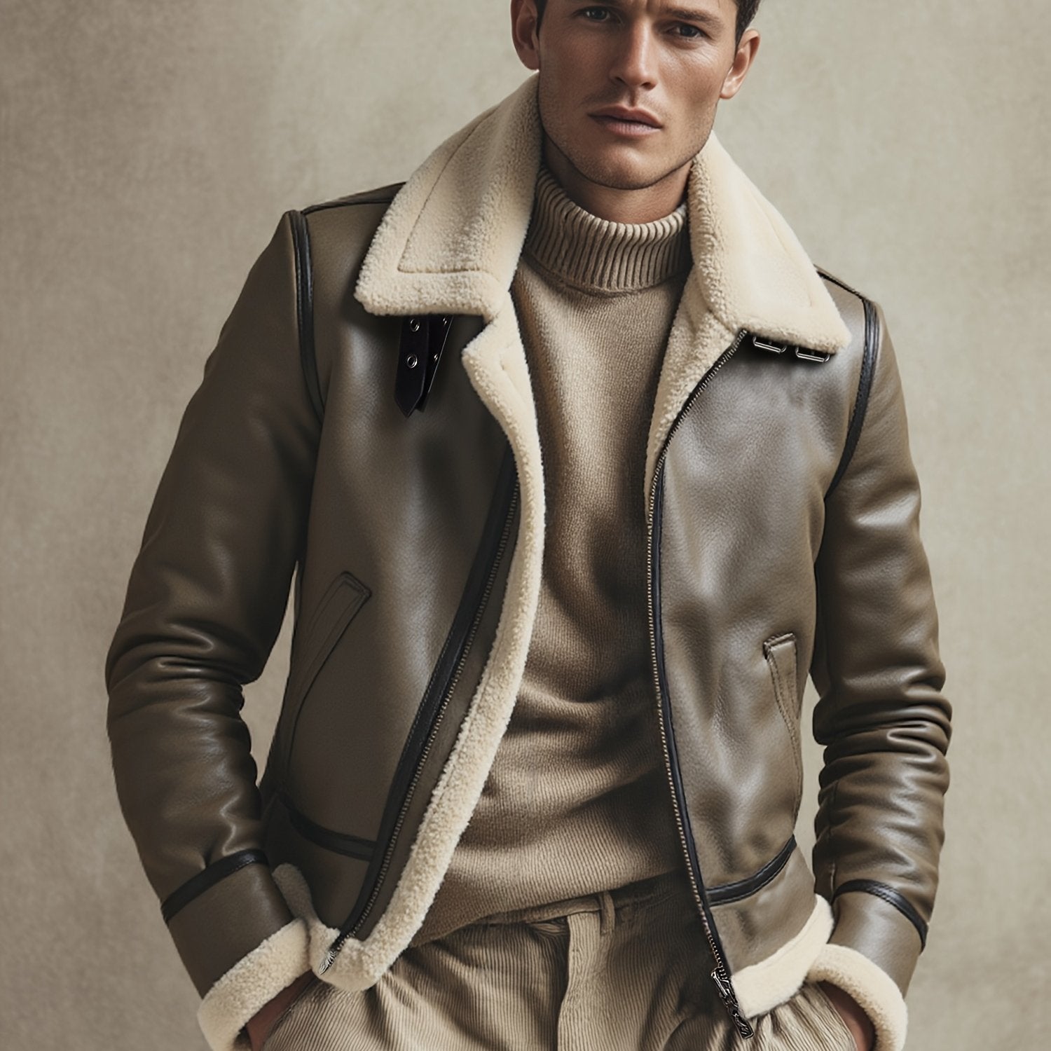 Joe | Cozy Biker Jacket for Chilly Autumn and Winter Days