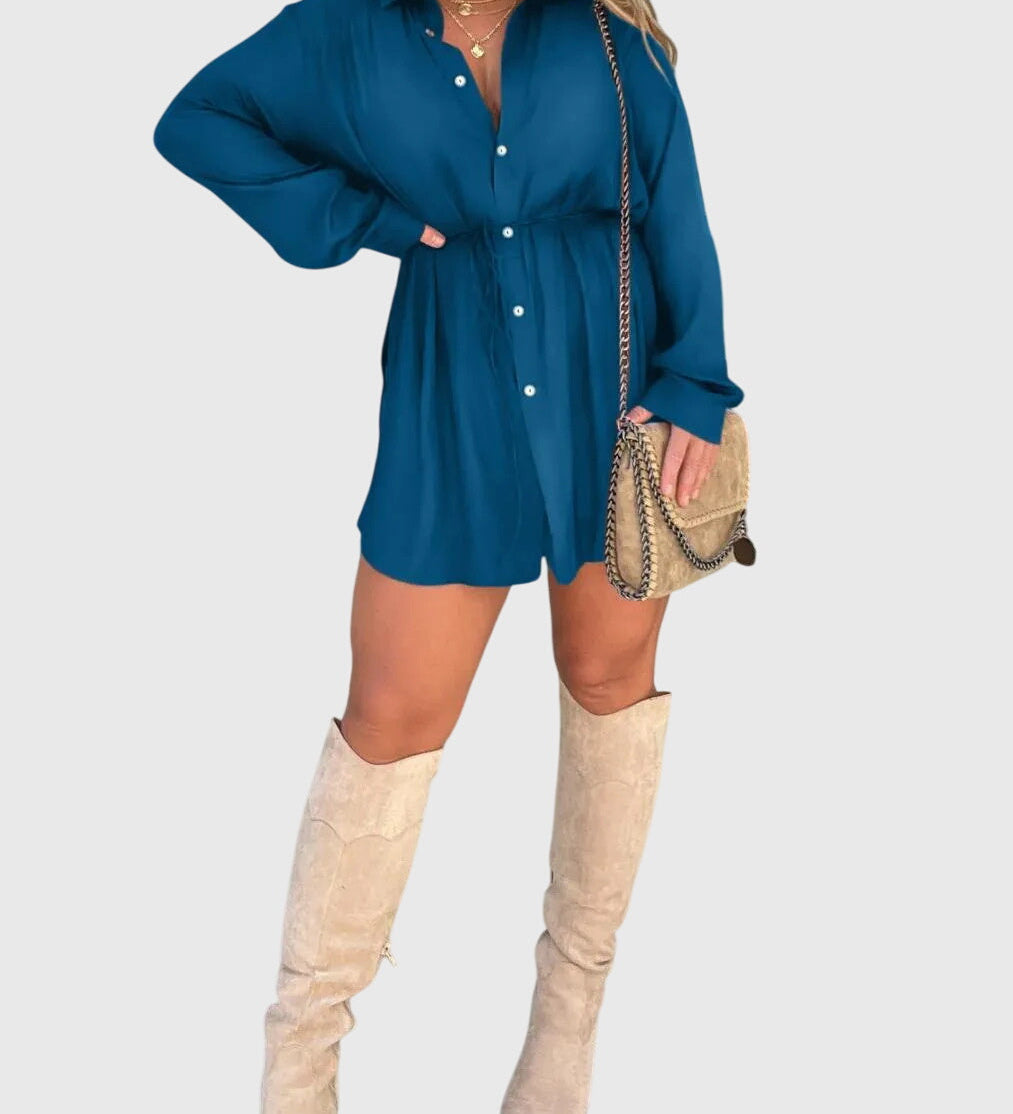 Sylvie | Elegant Pinafore Dress