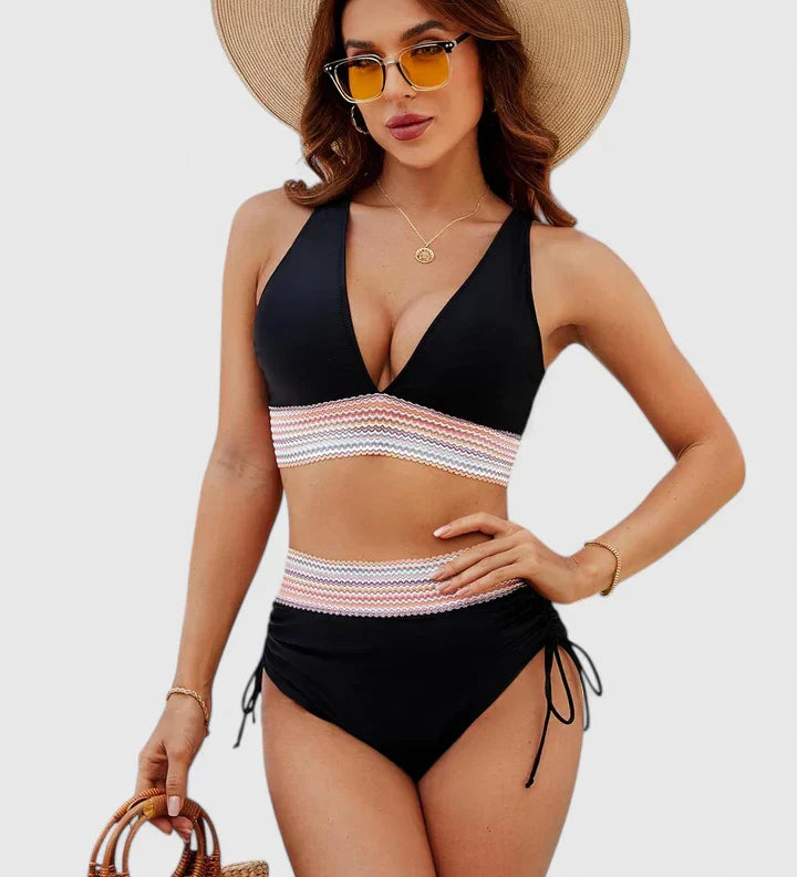 Énora | Chic High-Waisted Bikini Ensemble