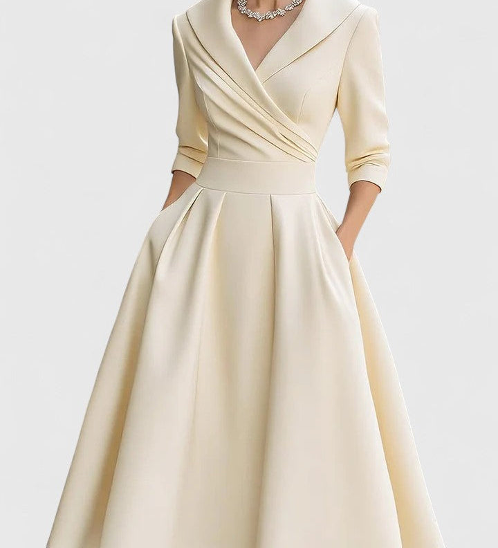 Yan | Elegant Midi Dress