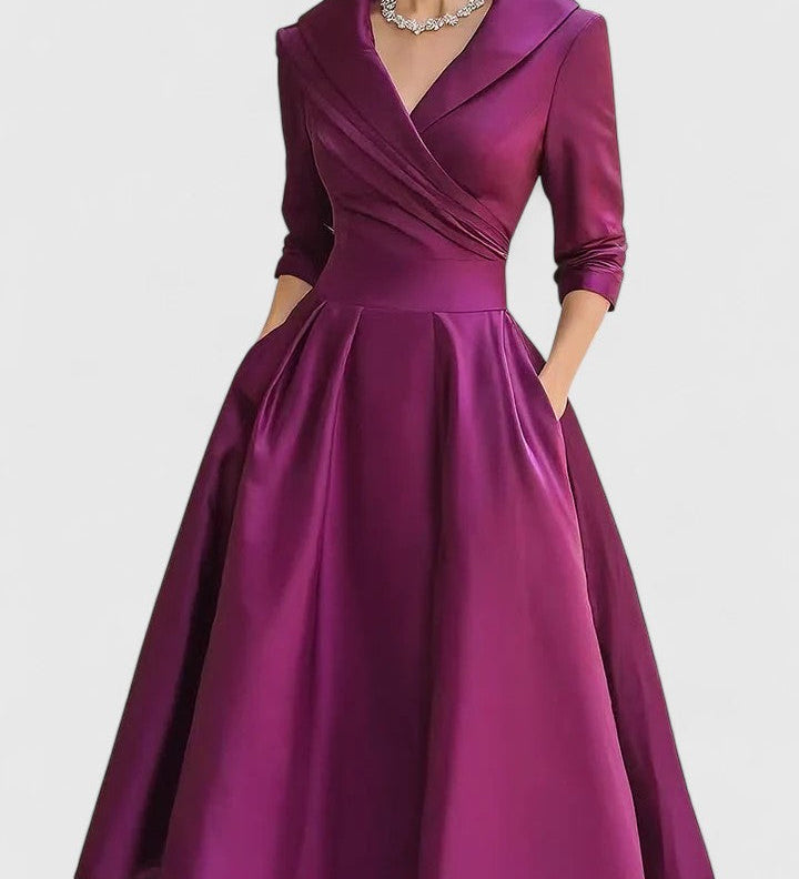 Yan | Elegant Midi Dress
