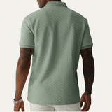 The Oakridge Hill Men’s Classic Textured Summer Polo Shirt
