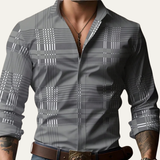 The Ashridge Men’s Classic Plaid Button-Down Casual Shirt