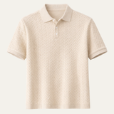 The Windlawn Men’s Casual Textured Summer Polo Shirt