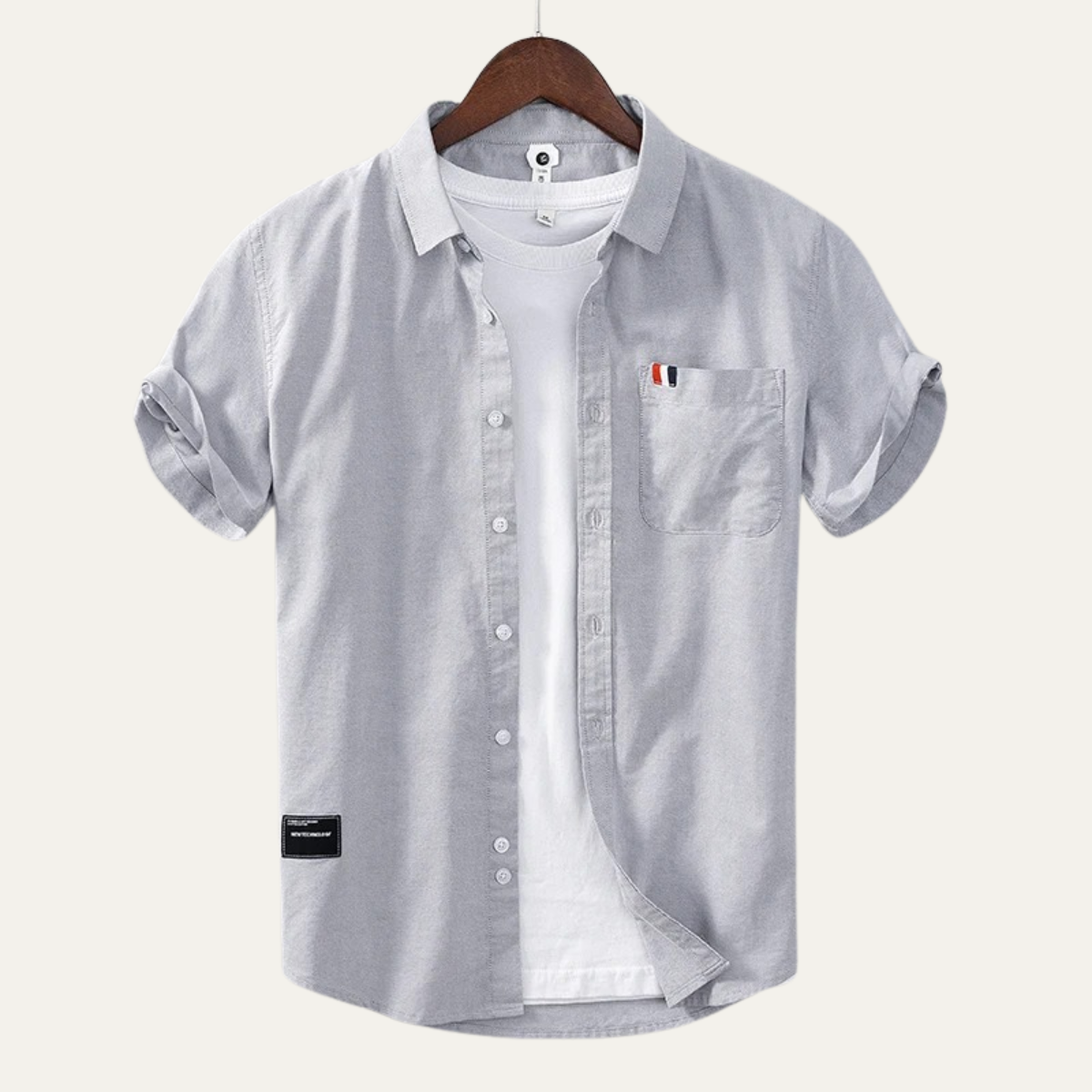 The Salerno Men’s Slim Fit Cotton Button-Up Shirt