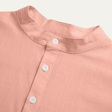 The Glencrest Ridge Men's Soft Linen Summer Casual Button-Up Shirt