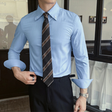 The Brookhaven Park Men’s Casual Striped Button-Up Shirt