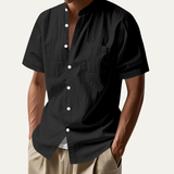 The Westmount Men’s Lightweight Linen Button-Up Shirt