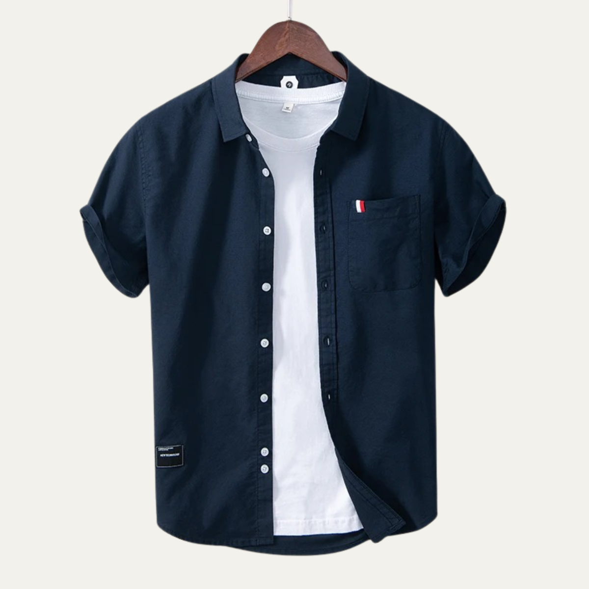 The Salerno Men’s Slim Fit Cotton Button-Up Shirt