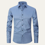 The Beaumont Men’s Non Iron Button Up Stretch Dress Shirt