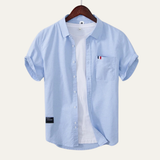 The Salerno Men’s Slim Fit Cotton Button-Up Shirt