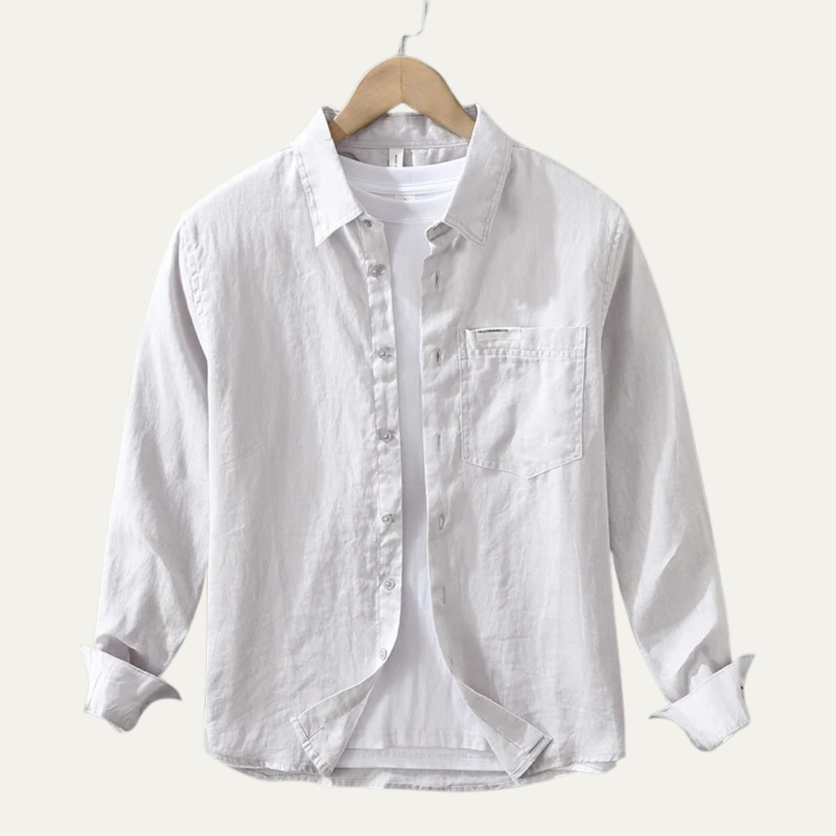 The Greenmeadow Men’s 100% Linen Casual Summer Shirt