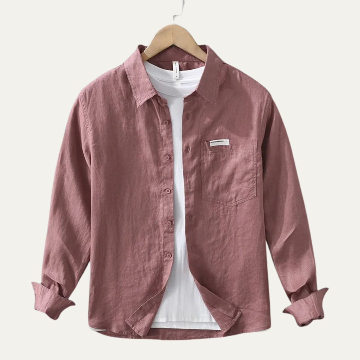 The Greenmeadow Men’s 100% Linen Casual Summer Shirt
