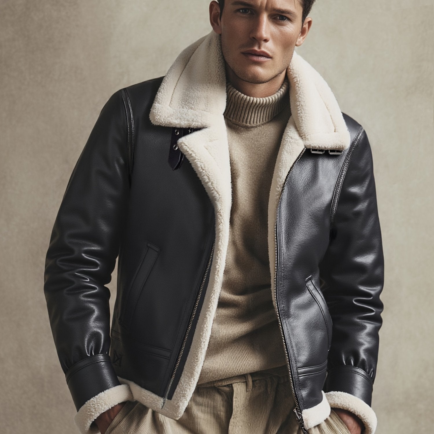 Joe | Cozy Biker Jacket for Chilly Autumn and Winter Days