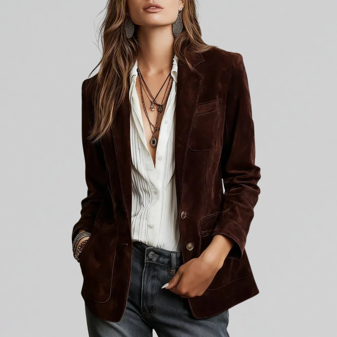 Brenda | Soft Suede Blazer