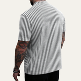 The Windlawn Men’s Casual Textured Summer Polo Shirt