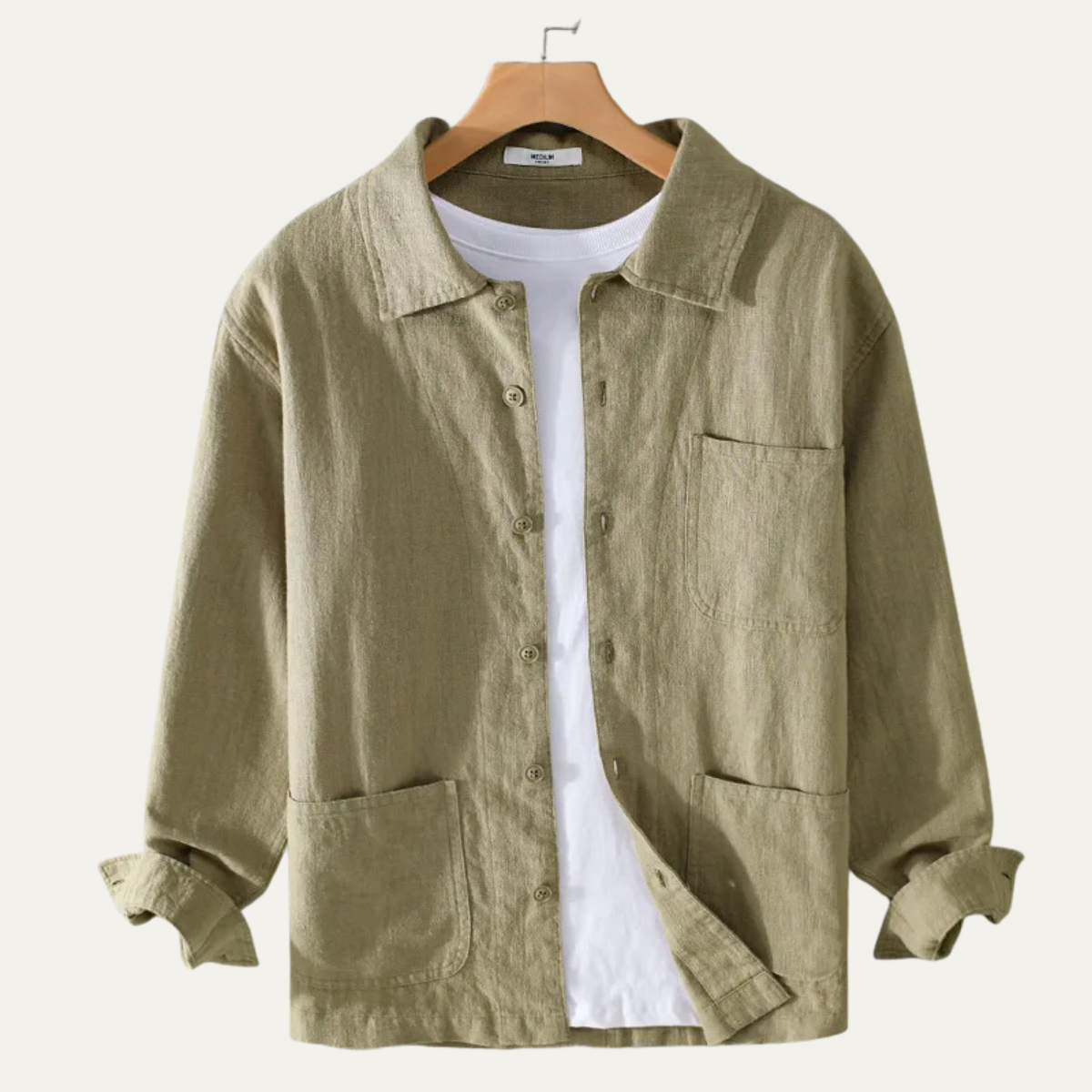 The Waterford Ridge Men’s Retro Casual Cotton Shirt Jacket
