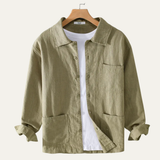The Waterford Ridge Men’s Retro Casual Cotton Shirt Jacket