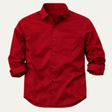 The Pordenone Men’s Slim Fit Stretch Button Down Dress Shirt