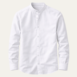 The Willowgate Men’s Slim Fit Stand Collar Shirt