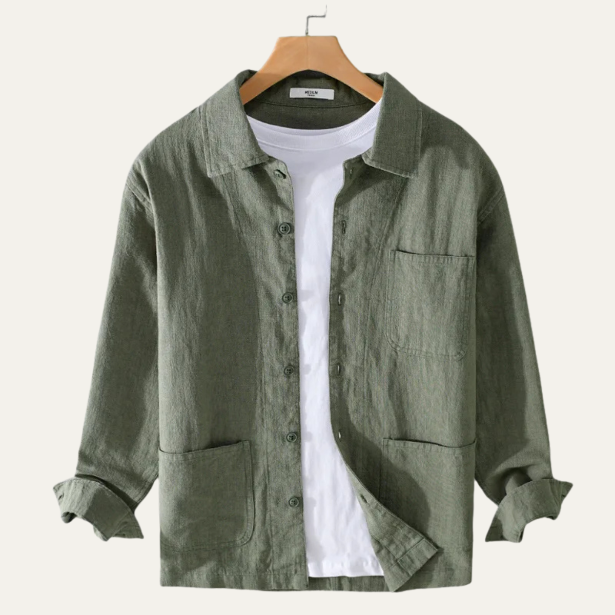 The Waterford Ridge Men’s Retro Casual Cotton Shirt Jacket