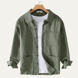 The Waterford Ridge Men’s Retro Casual Cotton Shirt Jacket