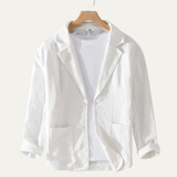 The Crestwood Hill Men’s Solid Colour Lightweight Linen Blazer