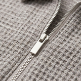 The Ravenswood Men’s Waffle Knit Half Zip Polo Shirt