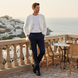 The Crestwood Hill Men’s Solid Colour Lightweight Linen Blazer