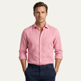 The Brookfall Ridge Men’s Trendy Summer Beach Linen Shirt