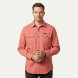 The Ashton Ridge Men’s Solid Colour Multi Pocket Cotton Cargo Shirt