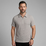 The Ravenswood Men’s Waffle Knit Half Zip Polo Shirt
