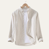 The Stoneford Men’s Summer Linen Cotton Vintage Shirt