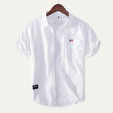 The Salerno Men’s Slim Fit Cotton Button-Up Shirt