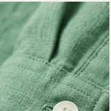 The Oakcrest Hill Men’s Casual Summer Beach Linen Shirt