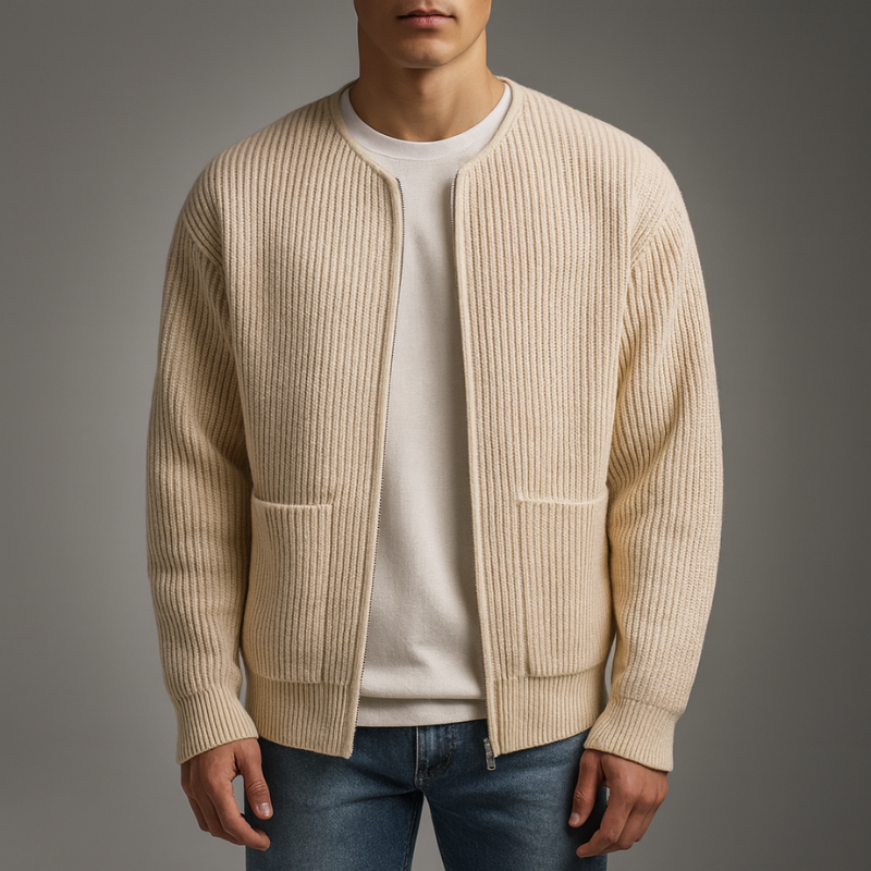 Calvin | Zip-Up Sleeveless Jacket
