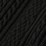 The Stonebrook Ridge Men’s Casual Textured Polo Shirt – Black