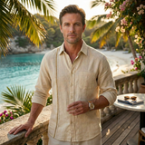 The Ridgehaven Men’s Button-Up Casual Beach Shirt