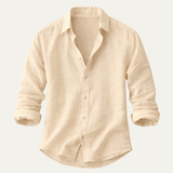 The Brookhaven Hill Men’s Cotton Linen Summer Beach Shirt