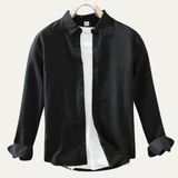 The Ashenwood Men’s Classic Linen Cotton Button-Up Shirt