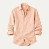 The Alderton Men’s Linen Lightweight Turn Down Collar Casual Shirt