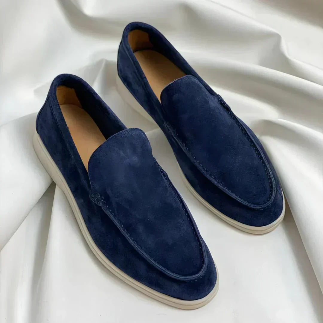 Chic Nubuck Leather Moccasins