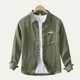 The Greenmeadow Men’s 100% Linen Casual Summer Shirt