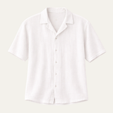 The Oxford Men’s Turn Down Collar Trendy Loose Fit Button-Up Shirt