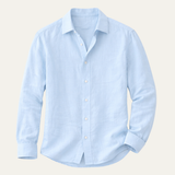 The Carlisle Men’s Breathable Relaxed Fit Cotton Linen Shirt